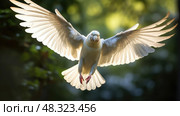 air white parakeet ai generated. Стоковое AI-изображение, AI-художник Vectorwin / Фотобанк Лори