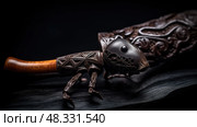 wildlife black ant ai generated. Стоковое AI-изображение, AI-художник Vectorwin / Фотобанк Лори