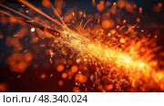 flame fire spark ai generated. Стоковое AI-изображение, AI-художник Vectorwin / Фотобанк Лори