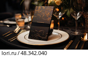 refinement black and gold menu ai generated. Стоковое AI-изображение, AI-художник Vectorwin / Фотобанк Лори