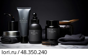 purifying black skincare ai generated. Стоковое AI-изображение, AI-художник Vectorwin / Фотобанк Лори