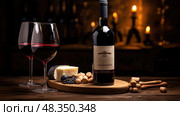 merlot types of wine ai generated. Стоковое AI-изображение, AI-художник Vectorwin / Фотобанк Лори