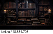 chilling creepy book ai generated. Стоковое AI-изображение, AI-художник Vectorwin / Фотобанк Лори