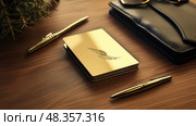 prestige gold business card ai generated. Стоковое AI-изображение, AI-художник Vectorwin / Фотобанк Лори