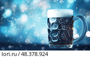 ale black beer ai generated. Стоковое AI-изображение, AI-художник Vectorwin / Фотобанк Лори