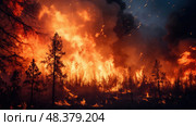 flames fire particles ai generated. Стоковое AI-изображение, AI-художник Vectorwin / Фотобанк Лори