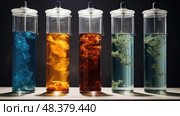 distillation water purification process ai generated. Стоковое AI-изображение, AI-художник Vectorwin / Фотобанк Лори