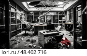 theft office disaster ai generated. Стоковое AI-изображение, AI-художник Vectorwin / Фотобанк Лори