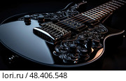 guitar manager office ai generated. Стоковое AI-изображение, AI-художник Vectorwin / Фотобанк Лори