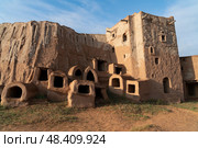 Sarai-Batu Tourist Center dedicated to the history and culture of the Golden Horde Khanate on a sunny summer day, Kharabalinsky district, Astrakhan region, Russia. Стоковое фото, фотограф Ula Ulachka / Фотобанк Лори