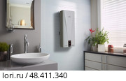 energy home water heater ai generated. Стоковое AI-изображение, AI-художник Vectorwin / Фотобанк Лори
