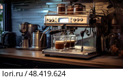 machine kitchen appliance ai generated. Стоковое AI-изображение, AI-художник Vectorwin / Фотобанк Лори