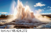 rumble water spurt ai generated. Стоковое AI-изображение, AI-художник Vectorwin / Фотобанк Лори