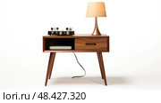 tapered side table ai generated. Стоковое AI-изображение, AI-художник Vectorwin / Фотобанк Лори