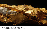 nugget gold vein ai generated. Стоковое AI-изображение, AI-художник Vectorwin / Фотобанк Лори