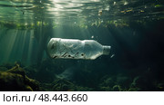 water bottles plastic ai generated. Стоковое AI-изображение, AI-художник Vectorwin / Фотобанк Лори