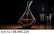decanter wine tools ai generated. Стоковое AI-изображение, AI-художник Vectorwin / Фотобанк Лори