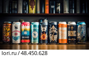 stout beer variety ai generated. Стоковое AI-изображение, AI-художник Vectorwin / Фотобанк Лори