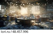 layoffs office closing ai generated. Стоковое AI-изображение, AI-художник Vectorwin / Фотобанк Лори