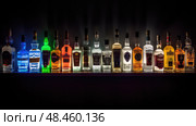 vodka liquor bottle ai generated. Стоковое AI-изображение, AI-художник Vectorwin / Фотобанк Лори