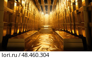 wealth gold bullion ai generated. Стоковое AI-изображение, AI-художник Vectorwin / Фотобанк Лори
