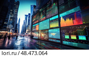 investing market data ai generated. Стоковое AI-изображение, AI-художник Vectorwin / Фотобанк Лори