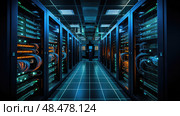 cables networking equipment ai generated. Стоковое AI-изображение, AI-художник Vectorwin / Фотобанк Лори