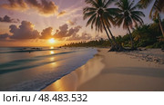 The seaside offers a captivating display of natural beauty that enchants the senses and soothes the soul. Стоковое AI-видео, аниматор Ирина Старикова / Фотобанк Лори
