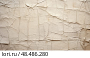 frayed wrinkled paper texture ai generated. Стоковое AI-изображение, AI-художник Vectorwin / Фотобанк Лори