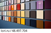 color paint samples on wall ai generated. Стоковое AI-изображение, AI-художник Vectorwin / Фотобанк Лори