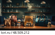 championship bags game ai generated. Стоковое AI-изображение, AI-художник Vectorwin / Фотобанк Лори