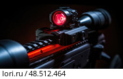precision red dot sight ai generated. Стоковое AI-изображение, AI-художник Vectorwin / Фотобанк Лори