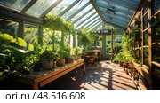 thrive glass roof ai generated. Стоковое AI-изображение, AI-художник Vectorwin / Фотобанк Лори