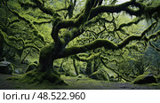 epiphyte tree moss ai generated. Стоковое AI-изображение, AI-художник Vectorwin / Фотобанк Лори