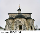 Церковь Бориса и Глеба в Кидекше (2007 год). Стоковое фото, фотограф Ольга Нагорная / Фотобанк Лори