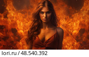 resilience confidence fire ai generated. Стоковое AI-изображение, AI-художник Vectorwin / Фотобанк Лори