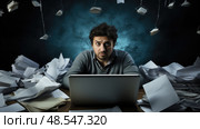in full email box ai generated. Стоковое AI-изображение, AI-художник Vectorwin / Фотобанк Лори