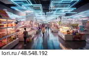 products florescent lighting ai generated. Стоковое AI-изображение, AI-художник Vectorwin / Фотобанк Лори
