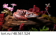 pet rosy boa ai generated. Стоковое AI-изображение, AI-художник Vectorwin / Фотобанк Лори