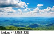 trees blue ridge mountains ai generated. Стоковое AI-изображение, AI-художник Vectorwin / Фотобанк Лори