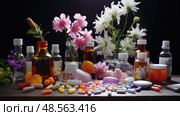 antihistamines allergy spring ai generated. Стоковое AI-изображение, AI-художник Vectorwin / Фотобанк Лори