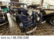 Ретро автомобиль Horch 830 BL в музее техники Вадима Задорожного. Московская область, Россия (2020 год). Редакционное фото, фотограф Наталья Волкова / Фотобанк Лори