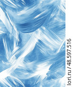 Abstract blue brush strokes create a serene and dynamic background for artistic exploration and creativity. Стоковое AI-изображение, AI-художник Елена Зубкова / Фотобанк Лори