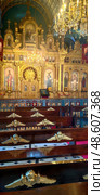 Istanbul. Türkiye. The interior of the Bulgarian Church of St. Stephen in Istanbul. Редакционное фото, фотограф Анна Чижова / Фотобанк Лори