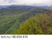 Россия. Адыгея. Вид на нагорье Лаго-Наки. Russia. Adygea. View of the Lago Naki highlands. Стоковое фото, фотограф Алексей Смышляев / Фотобанк Лори