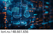 Compliance rule law and regulation graphic interface for business quality policy. Стоковое AI-изображение, AI-художник Anastasy Yarmolovich / Фотобанк Лори