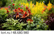 flowers toothache plant ai generated. Стоковое AI-изображение, AI-художник Vectorwin / Фотобанк Лори