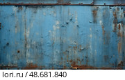 rusted gritty blue texture ai generated. Стоковое AI-изображение, AI-художник Vectorwin / Фотобанк Лори