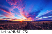pk sun in blue sky ai generated. Стоковое AI-изображение, AI-художник Vectorwin / Фотобанк Лори