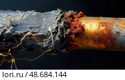 damaged cables ai generated. Стоковое AI-изображение, AI-художник Vectorwin / Фотобанк Лори